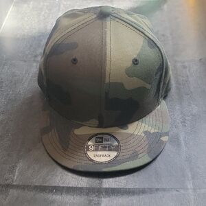 New Era Camouflage Snapback Hat